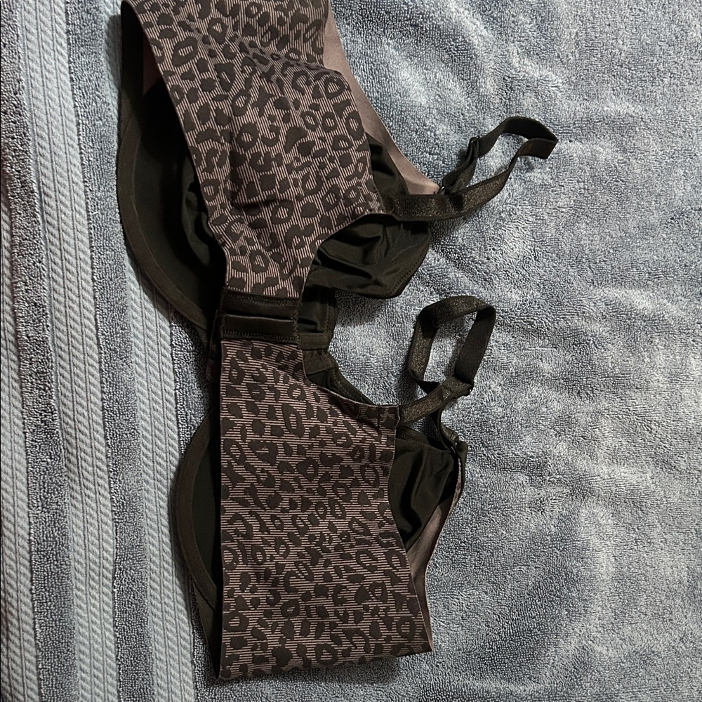 Olga Black and Brown Bra - Picture 2 of 3